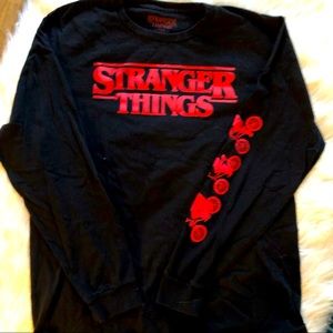 Stranger Things Black Long Sleeve